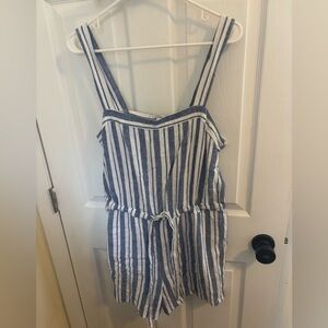 GAP Striped Romper 8 NWT